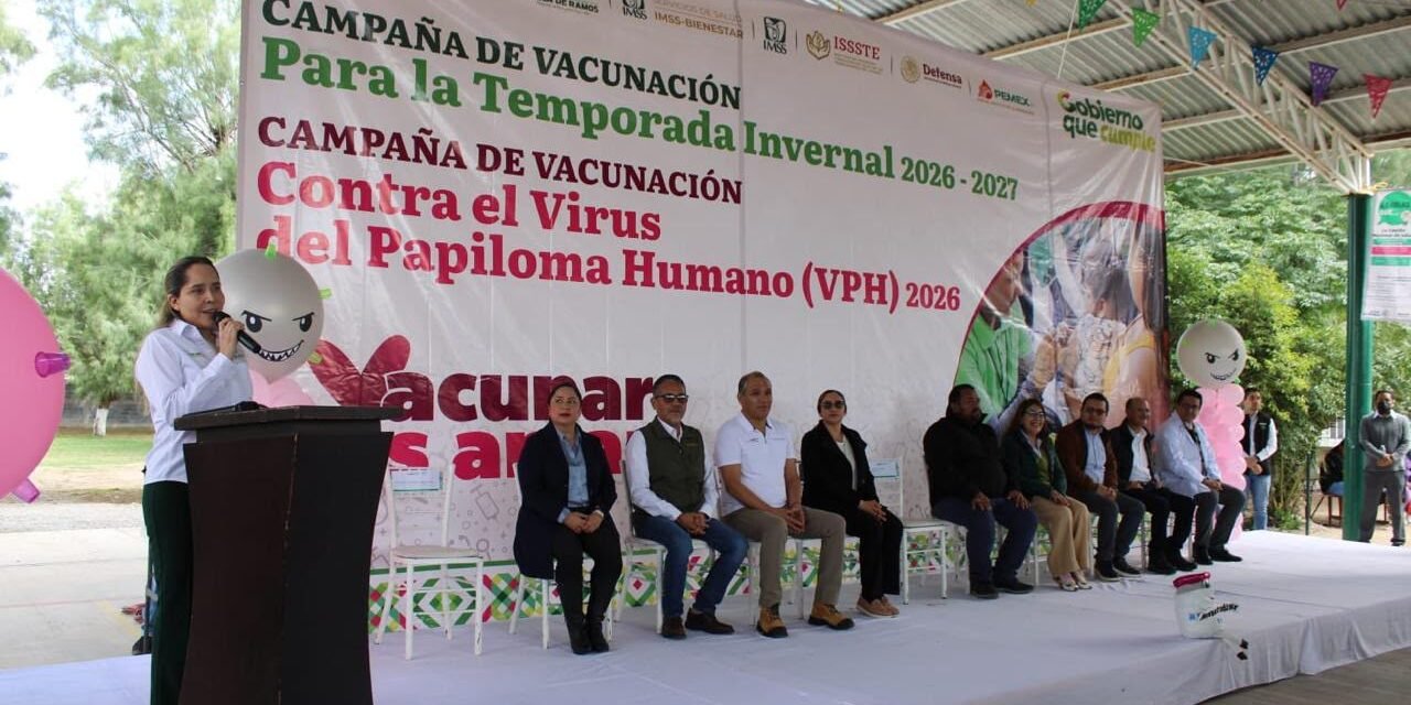 SECRETARIA DE SALUD PREPARA MÁS DE 1.3 MILLONES DE VACUNAS PARA PROTEGER A LAS FAMILIAS POTOSINAS