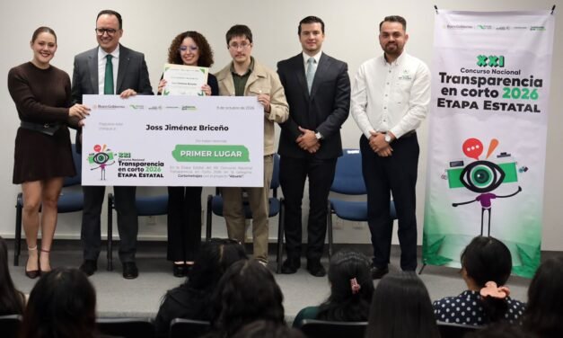 LA CONTRALORÍA ESTATAL RECONOCE PROYECTOS DESTACADOS EN TRANSPARENCIA Y PARTICIPACIÓN CIUDADANA
