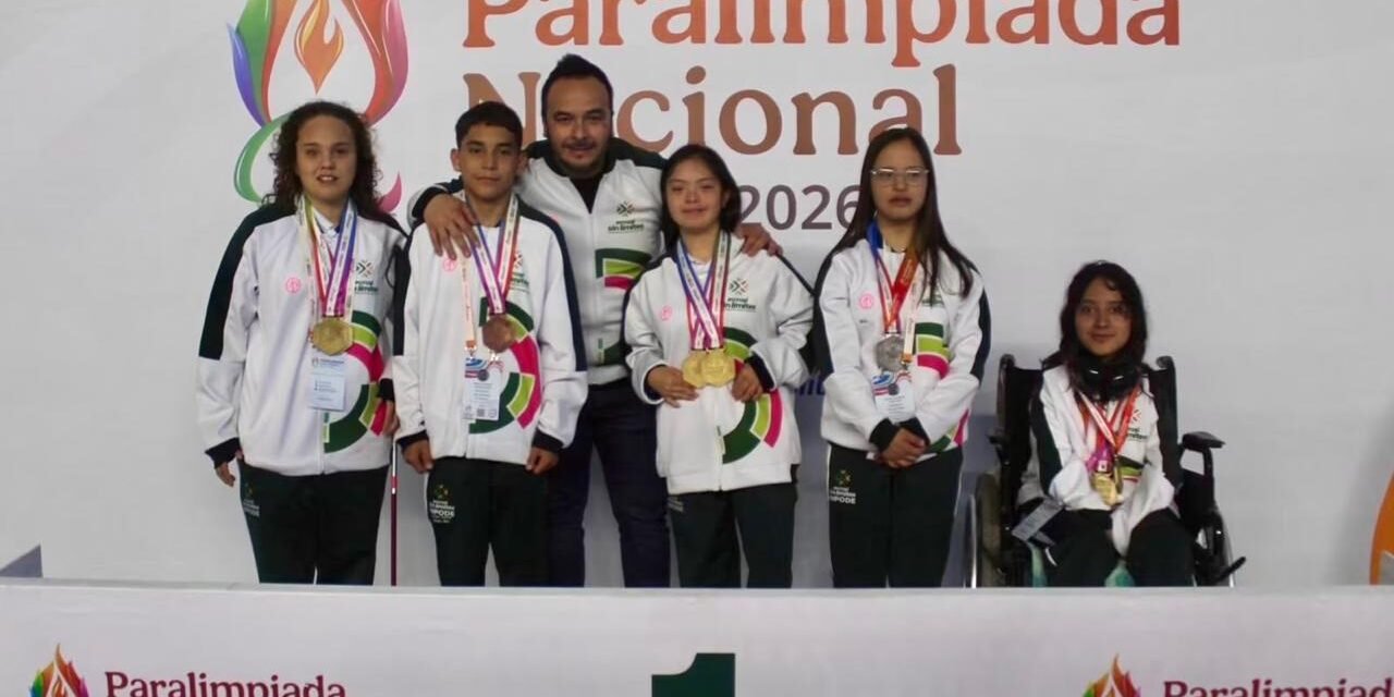 SAN LUIS POTOSÍ ALCANZA EL LUGAR 13 EN LA PARALIMPIADA NACIONAL CONADE 2026