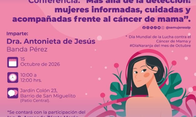 SEMUJERES INVITA A CONFERENCIA GRATUITA SOBRE CÁNCER DE MAMA