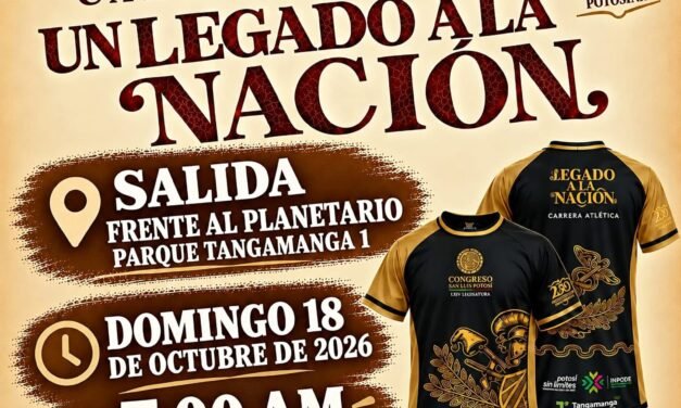 TODO LISTO PARA LA CARRERA ATLÉTICA “UN LEGADO A LA NACIÓN”