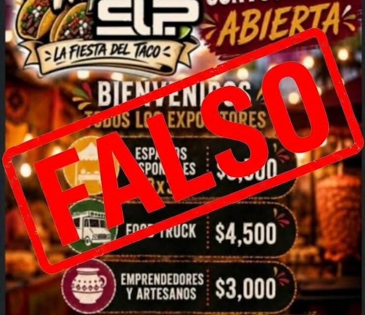 CENTRO DE NEGOCIOS POTOSÍ ADVIERTE SOBRE FALSO EVENTO