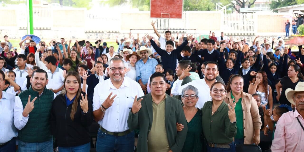 RICARDO GALLARDO LLEVA EL CAMBIO A LAGUNILLAS CON NUEVAS OBRAS EDUCATIVAS Y DE INFRAESTRUCTURA