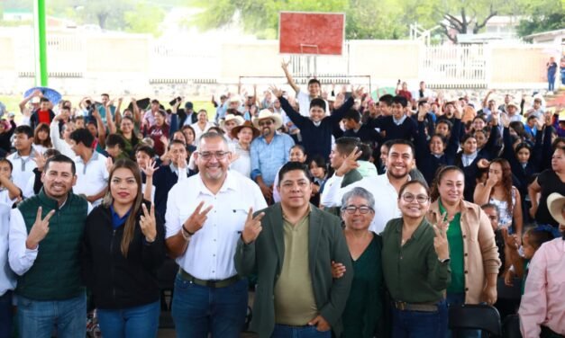 RICARDO GALLARDO LLEVA EL CAMBIO A LAGUNILLAS CON NUEVAS OBRAS EDUCATIVAS Y DE INFRAESTRUCTURA