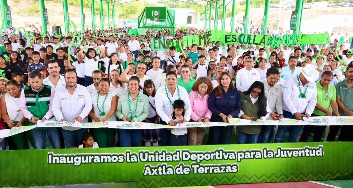 GOBERNADOR DEL ESTADO RICARDO GALLARDO LLEVA EL CAMBIO CON MÁS DE 200 ESPACIOS DEPORTIVOS, RECREATIVOS Y SU MANTENIMIENTO