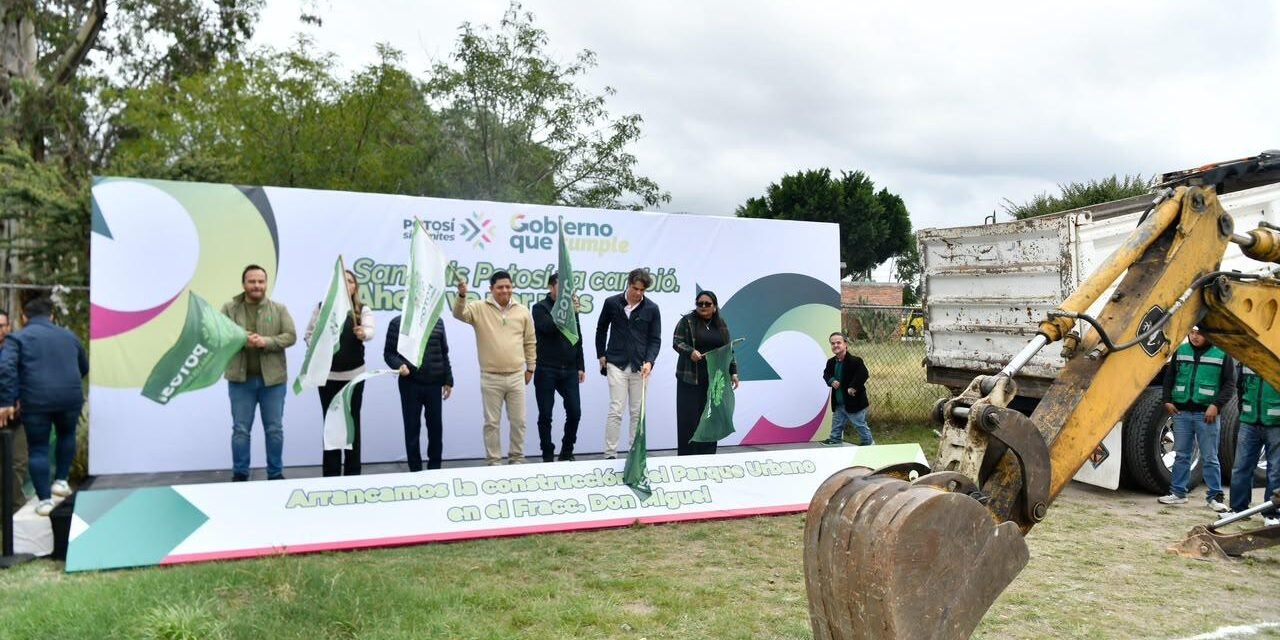 EL GOBERNADOR RICARDO GALLARDO LLEVA EL CAMBIO A LA CAPITAL CON NUEVA UNIDAD RECREATIVA DON MIGUEL