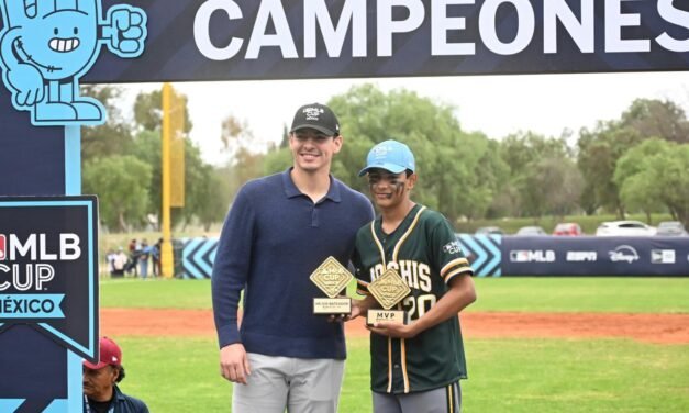 ESTRELLA DE GRANDES LIGAS RECONOCE INFRAESTRUCTURA DEPORTIVA DE SAN LUIS POTOSÍ