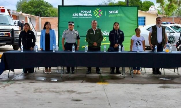 SEGURIDAD EN MI ESCUELA LLEGA A COMUNIDADES DE SAN LUIS POTOSÍ